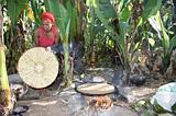 Ethiopia - Preparazione del kotcho pane tradizionale - 11